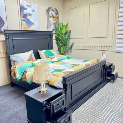 5 by 6 Black Executive Bed