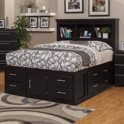 King Storage Bed
