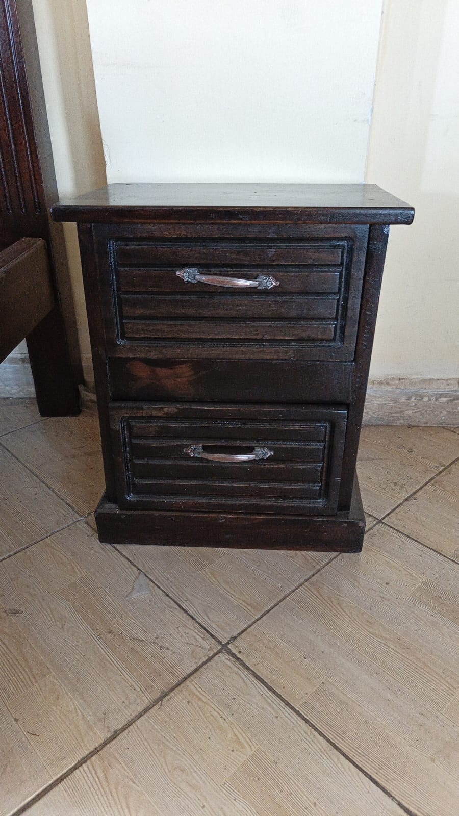 WhatsApp Image 2026-03-03 at 8.54.04 PM (1) Mahogany Nightstand - Image 1