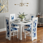 4-Seater Grey Dining Set