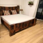 5 by 6 Mahogany Bed
