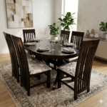 6-Seater Oval Dining Set