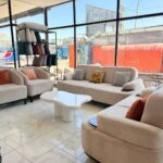 Cream Sofa Set