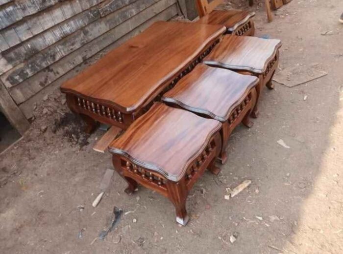Mahogany Coffee Table Set1