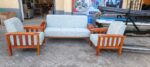 Mahogany Frame Sofa Set 1