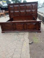 6 by 6 Mahogany Bed - Image 2