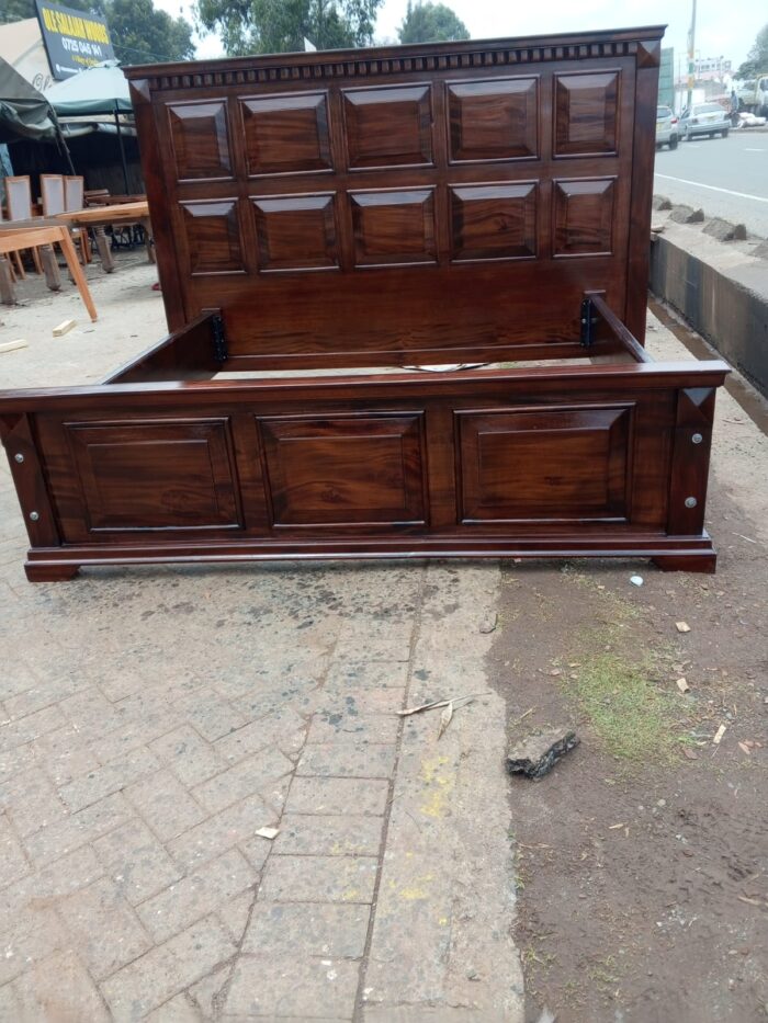 6 by 6 Mahogany Bed - Image 2