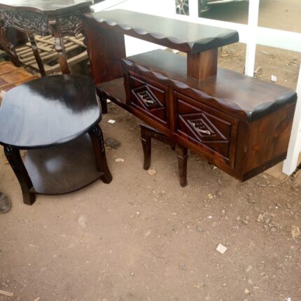 Mahogany TV Stand1