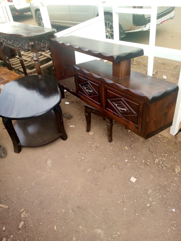Mahogany TV Stand1