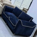 Ribbed Velvet Sofa