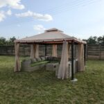 Outdoor Sofa and Gazebo Set