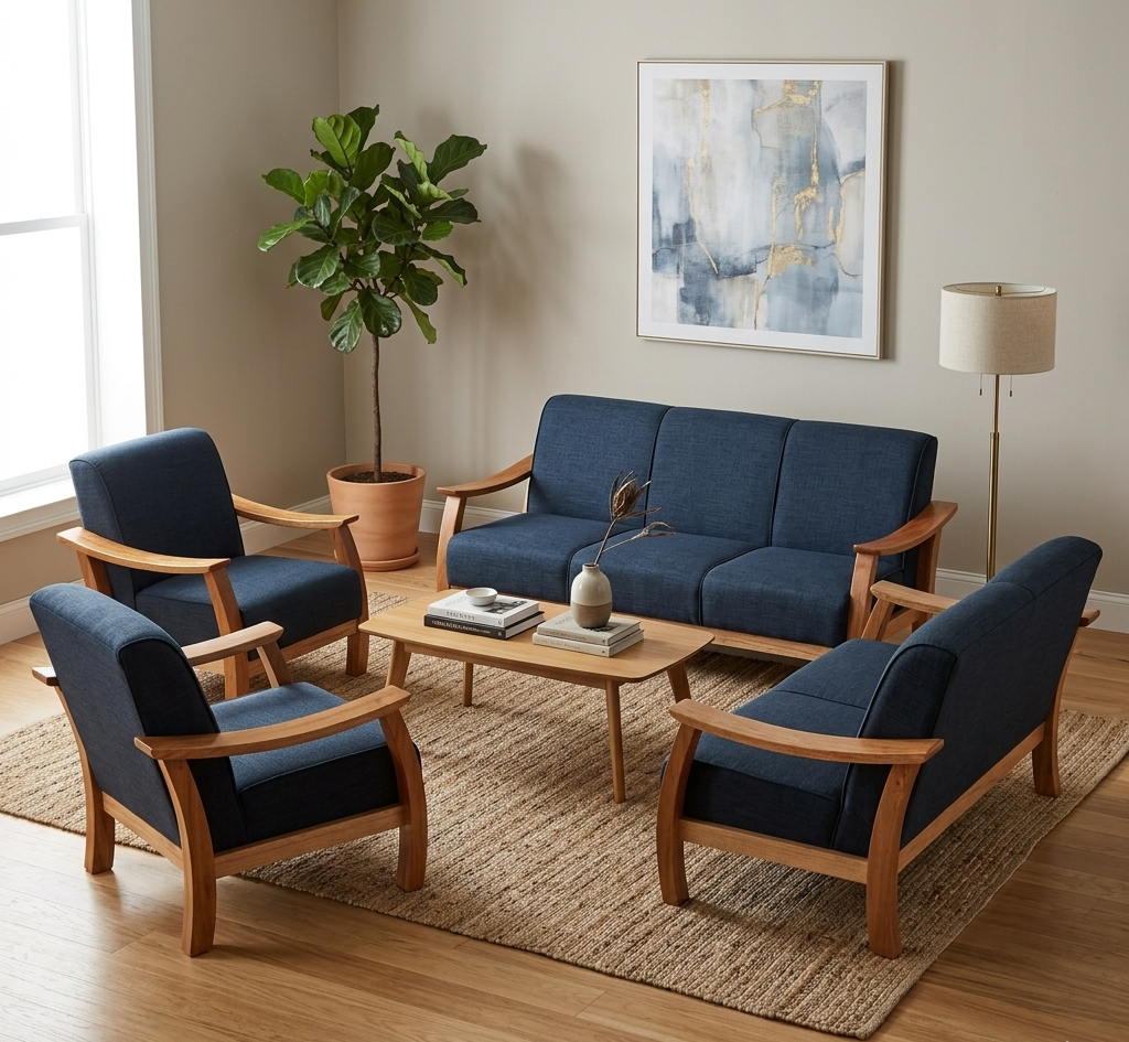 Open Sofa (9) 7 Seater Sofa Set