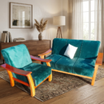 Velvet Open Sofa