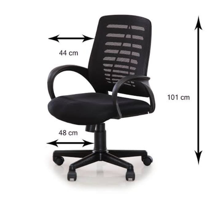 2026/07/8427.jpg Secretarial Mesh Office Chair - Image 1