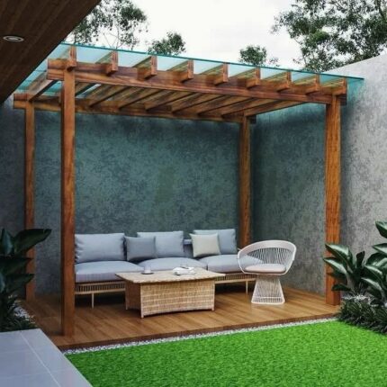 Wooden Patio Pergola