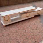 Extendable Glass tv stand