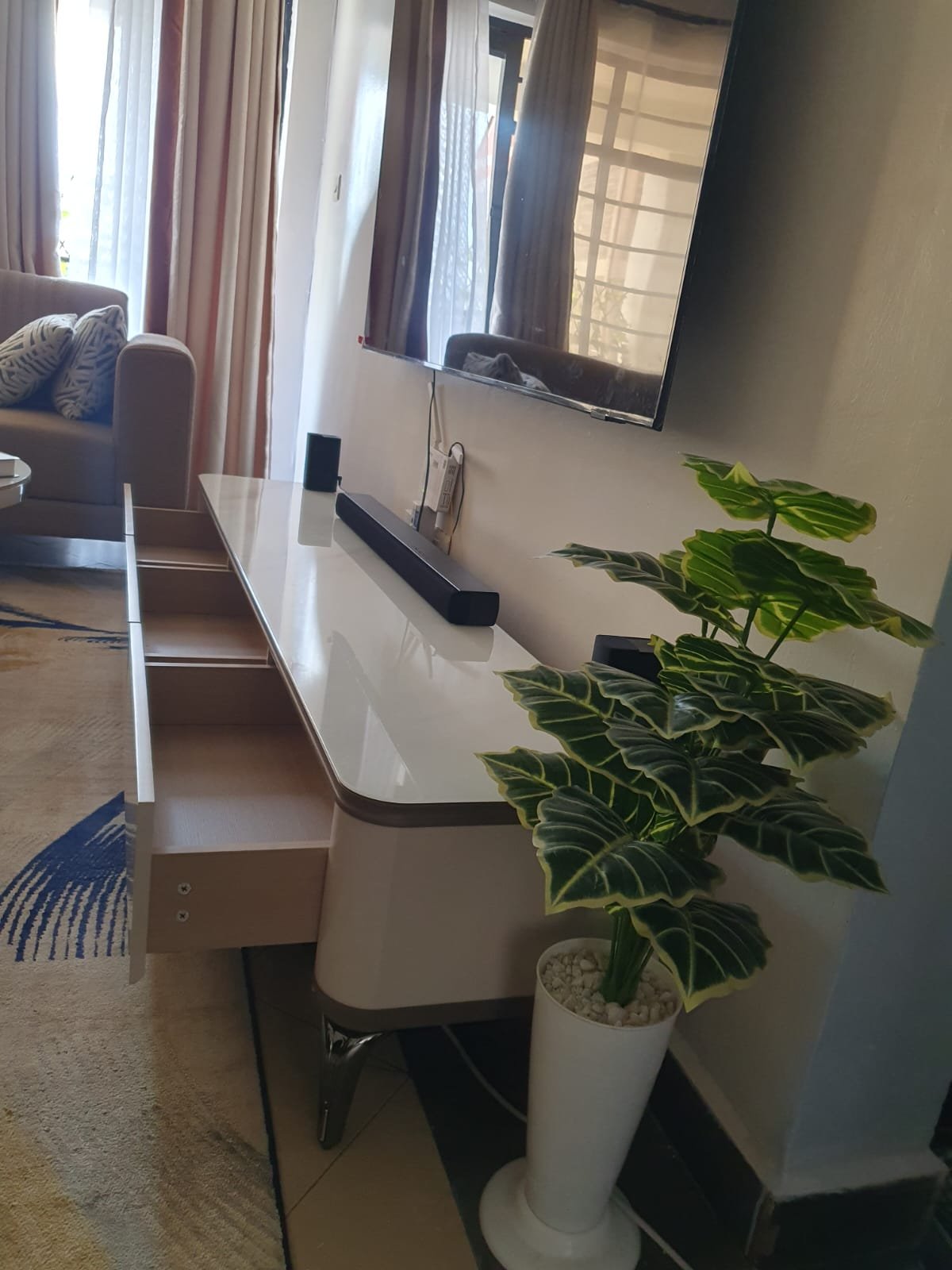 2026/08/13784.jpg Marble Tv Stand - Image 1