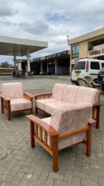5 Seater Mahogany Sofa
