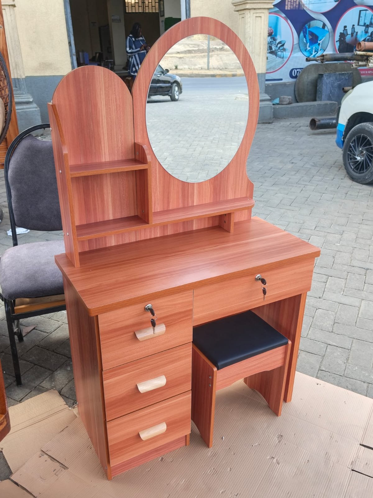 2026/09/21003.jpg Wooden Dressing Table - Image 1